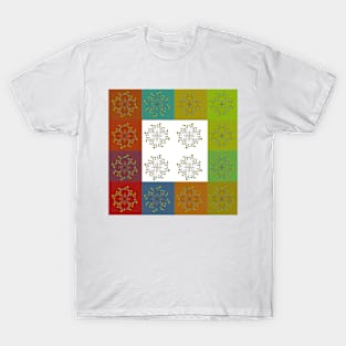 Colorful floral pattern T-Shirt